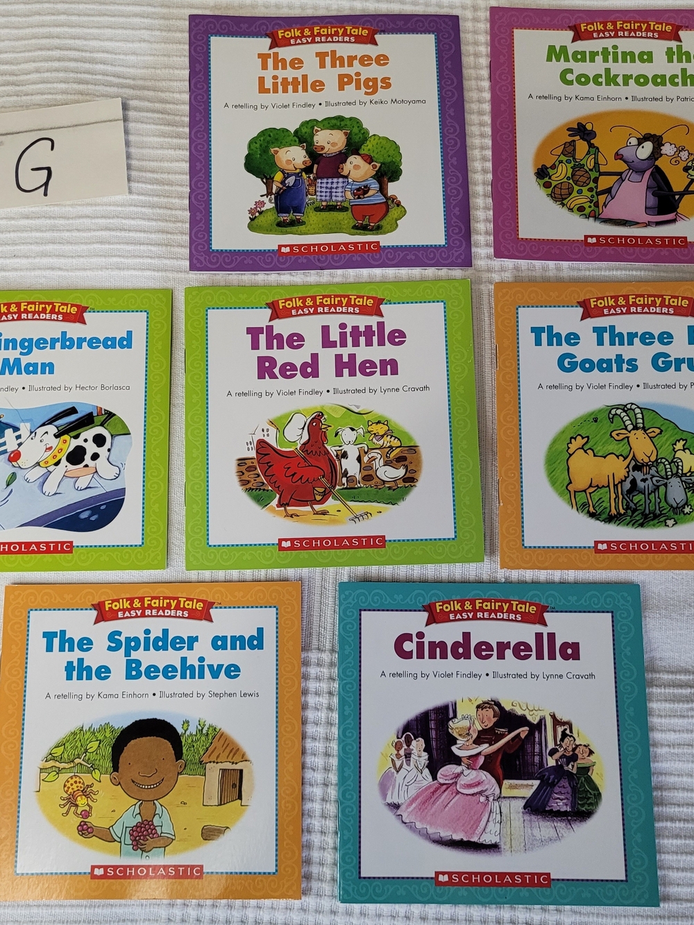 G - ๐ Free w/ purchase of $25+ / Folk & Fairy Tales Kids Books (7) - Classic - Picture 1 of 1